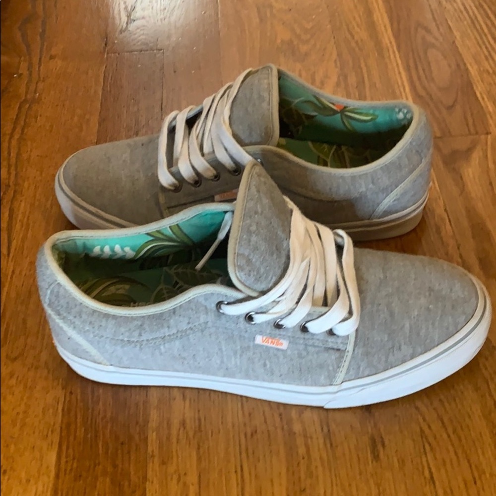 Vans Chukka Low Grey Jersey + Hawaii Mint